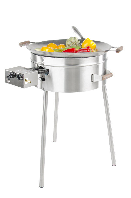 GrillSymbol PRO-545 -wokkipannu kaasulla hinta ja tiedot | Grillit | hobbyhall.fi