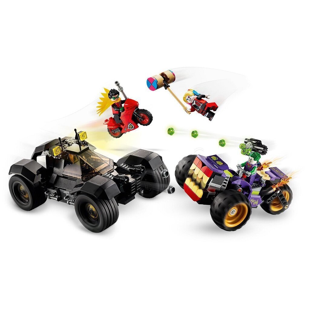 76159 LEGO® Super Heroes Jokerin kolmipyöräinen ajojahti hinta ja tiedot | LEGOT ja rakennuslelut | hobbyhall.fi