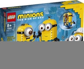 75551 LEGO® Minions Palikoista kootut kätyrit ja salaiset kätköt hinta ja tiedot | LEGOT ja rakennuslelut | hobbyhall.fi