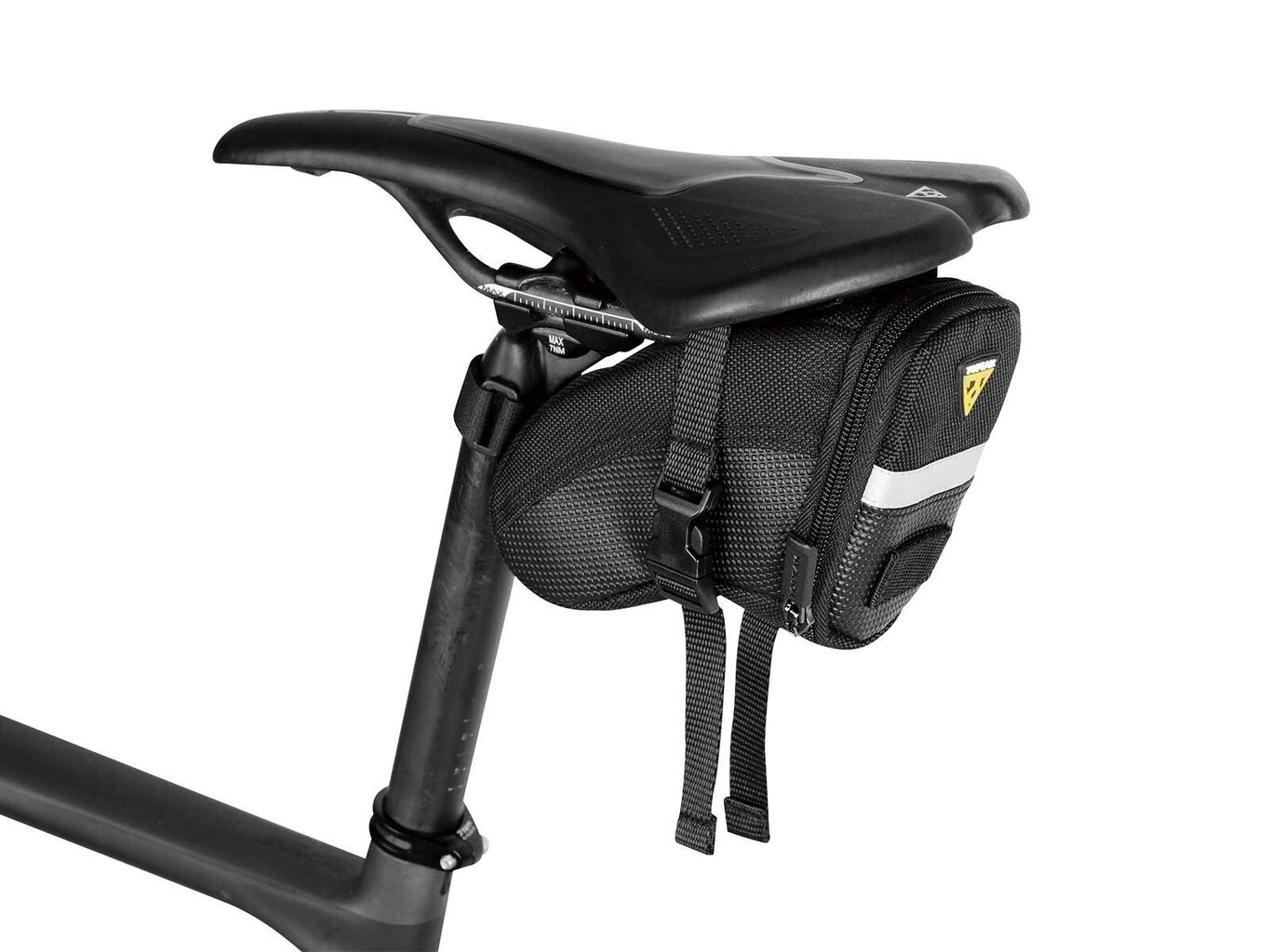 Polkupyörälaukku Topeak Aero Wedge Pack Small, 0,66 litraa, musta hinta ja tiedot | Polkupyörälaukut ja puhelinpidikkeet | hobbyhall.fi