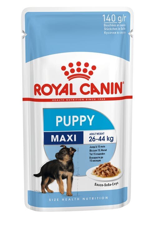 Royal Canin Maxi Puppy säilyke pennuille, 10x140 g hinta ja tiedot | Koiran märkäruoka | hobbyhall.fi