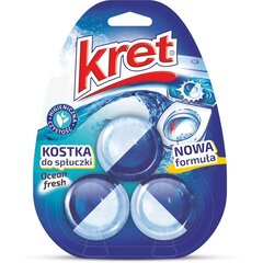 WC-saippua Kret Ocean Fresh, 3x50g hinta ja tiedot | Puhdistusaineet | hobbyhall.fi