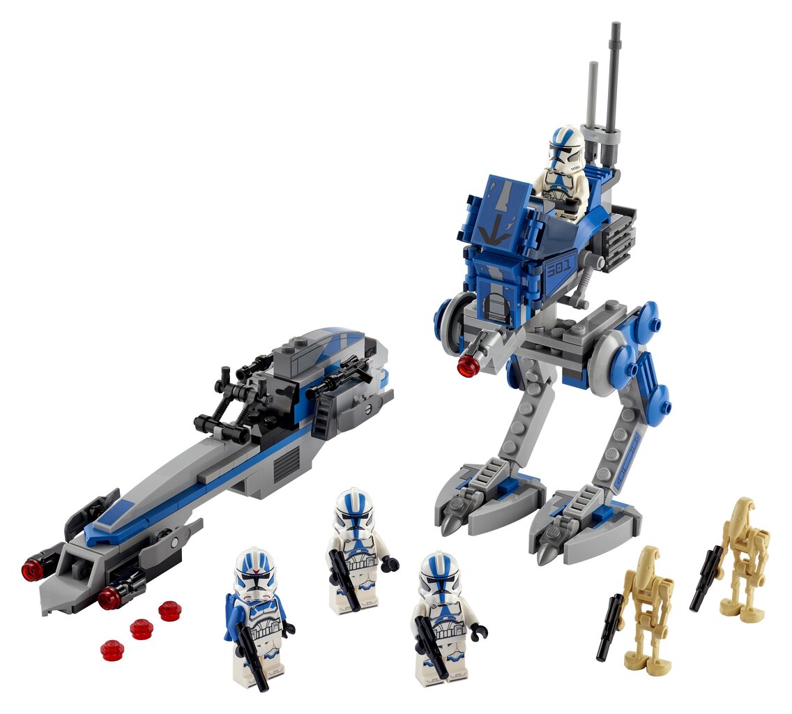 75280 LEGO® Star Wars 501. legioonan kloonisoturit hinta ja tiedot | LEGOT ja rakennuslelut | hobbyhall.fi