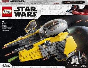 75281 LEGO® Star Wars Anakinin Jedi-hävittäjä hinta ja tiedot | LEGOT ja rakennuslelut | hobbyhall.fi