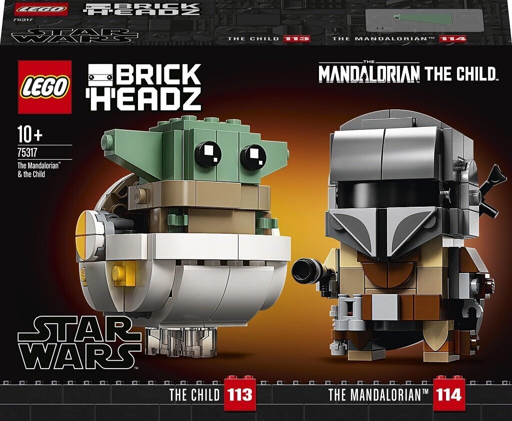 75317 LEGO® Star Wars Mandalorian ja lapsi hinta ja tiedot | LEGOT ja rakennuslelut | hobbyhall.fi