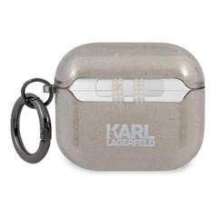 Karl Lagerfeld KLA3UKHGK AirPods 3, harmaa hinta ja tiedot | Kuulokkeiden tarvikkeet | hobbyhall.fi