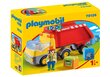 70126 PLAYMOBIL® 1.2.3, Kuormalava-auto hinta ja tiedot | LEGOT ja rakennuslelut | hobbyhall.fi