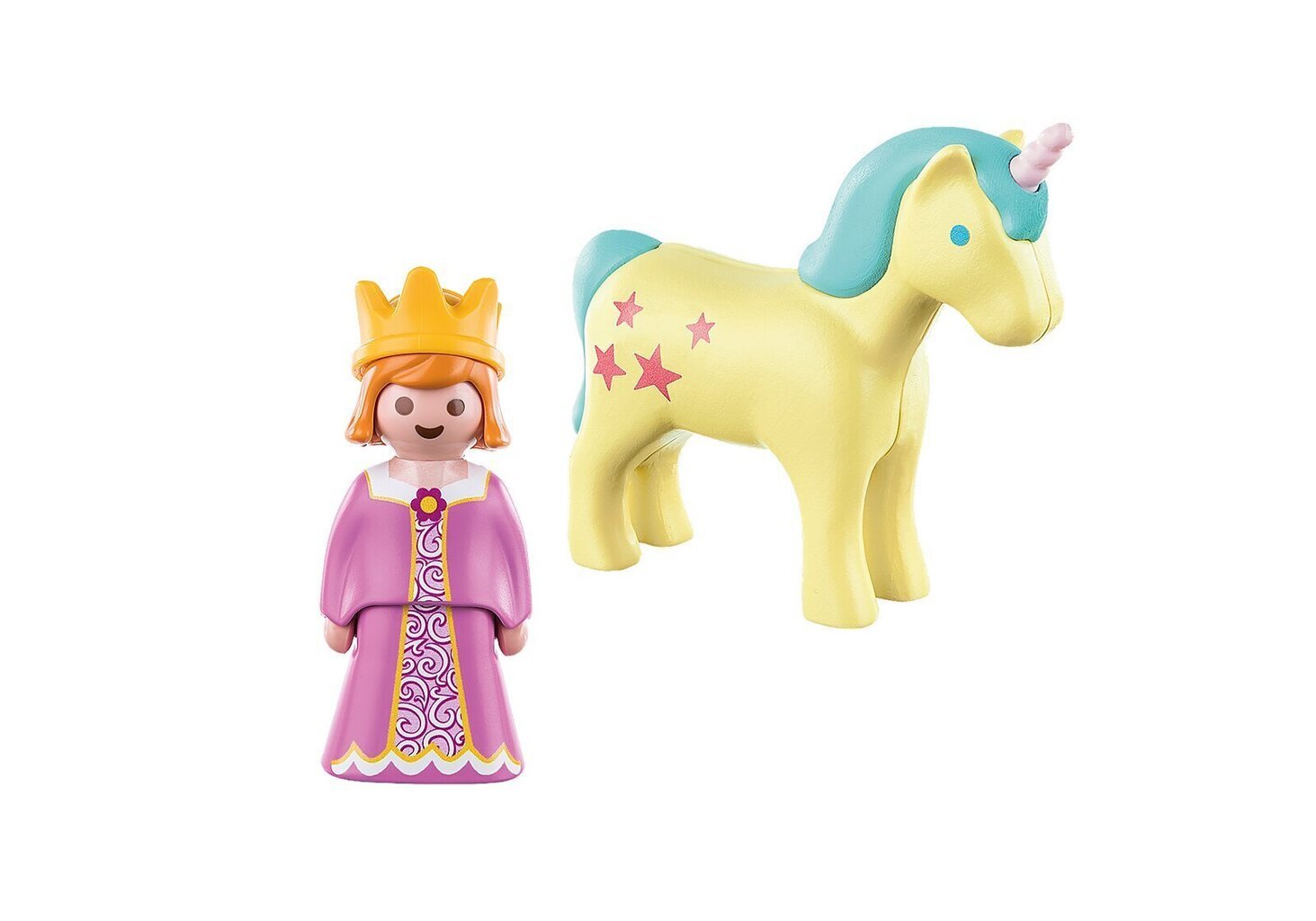 70127 PLAYMOBIL® 1.2.3 Prinsessa yksisarvisen kanssa hinta ja tiedot | LEGOT ja rakennuslelut | hobbyhall.fi