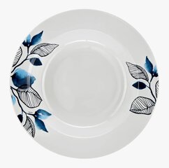 Ambition Blue Flower syvä lautanen, 23 cm hinta ja tiedot | Astiat | hobbyhall.fi