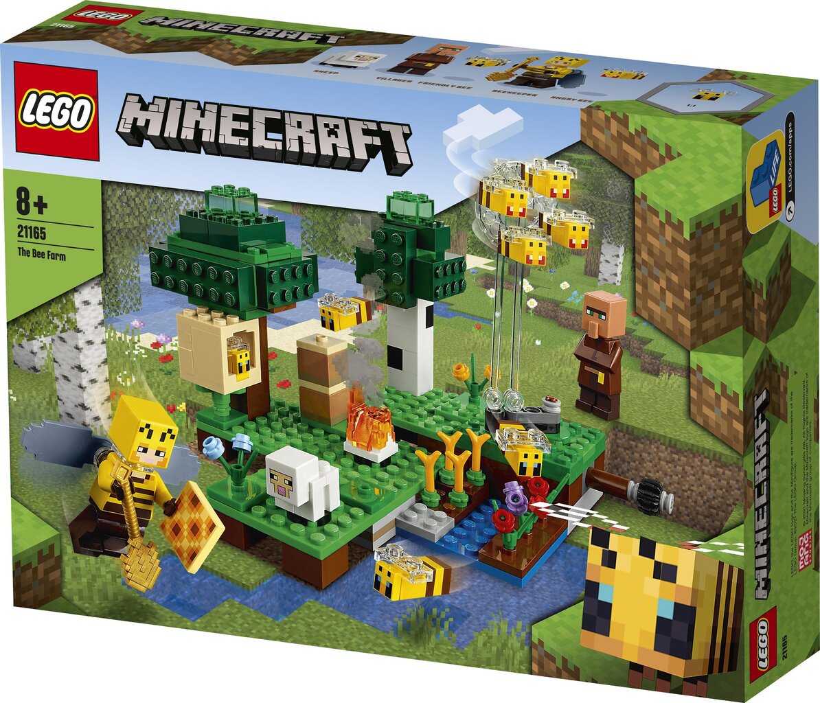 21165 LEGO® Minecraft Mehiläistarha hinta ja tiedot | LEGOT ja rakennuslelut | hobbyhall.fi