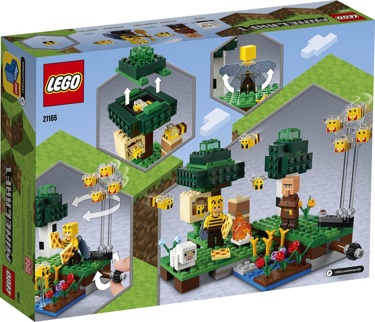 21165 LEGO® Minecraft Mehiläistarha hinta ja tiedot | LEGOT ja rakennuslelut | hobbyhall.fi