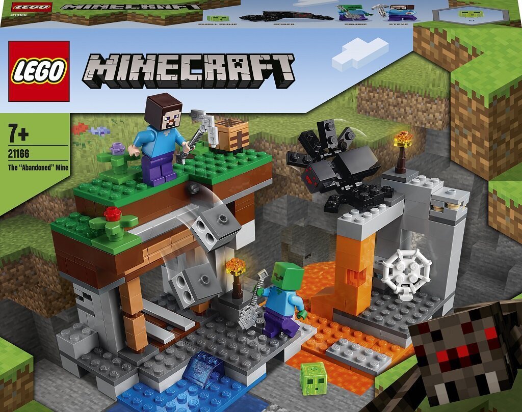 21166 LEGO® Minecraft Hylätty kaivos hinta ja tiedot | LEGOT ja rakennuslelut | hobbyhall.fi