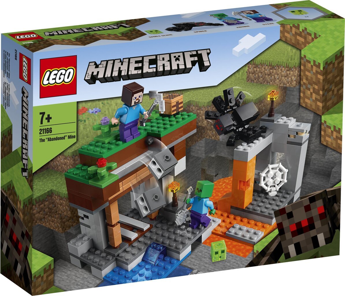 21166 LEGO® Minecraft Hylätty kaivos hinta ja tiedot | LEGOT ja rakennuslelut | hobbyhall.fi