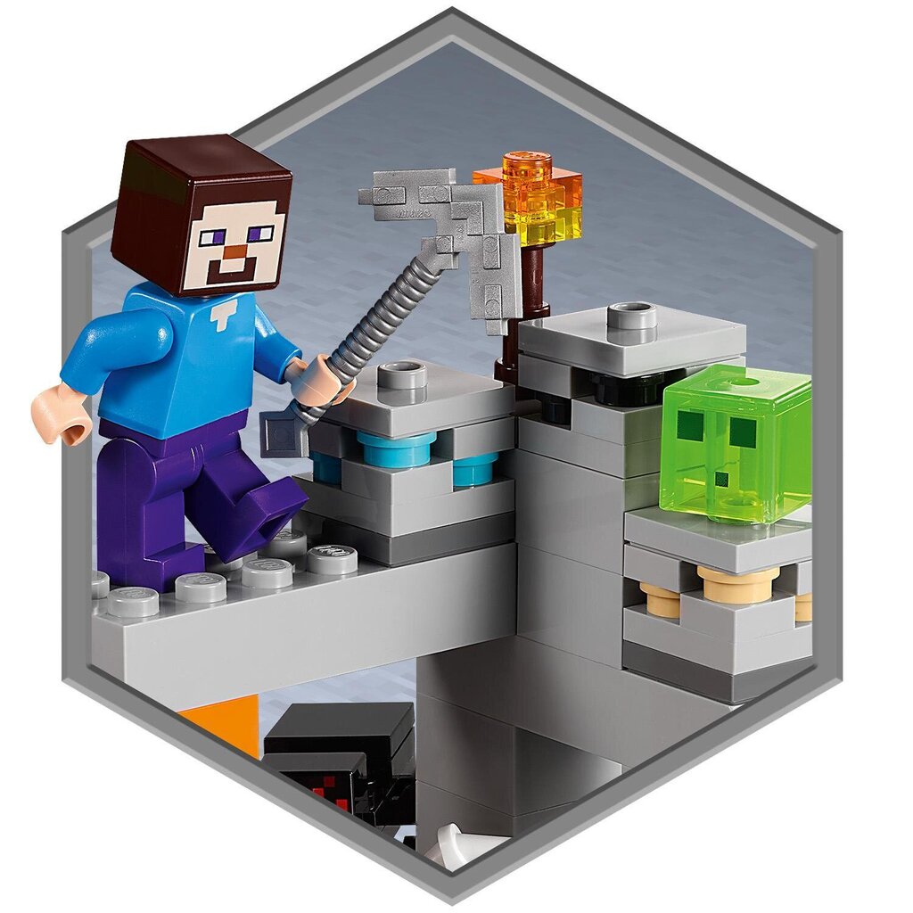 21166 LEGO® Minecraft Hylätty kaivos hinta ja tiedot | LEGOT ja rakennuslelut | hobbyhall.fi