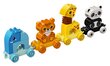 10955 LEGO® DUPLO Eläinjuna hinta ja tiedot | LEGOT ja rakennuslelut | hobbyhall.fi