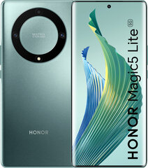 Honor Magic5 Lite 5G 8/256GB Emerald Green 5109ARUL hinta ja tiedot | Matkapuhelimet | hobbyhall.fi