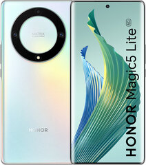 Honor Magic5 Lite 5G 8/256GB Titanium Silver 5109ARWX hinta ja tiedot | Honor Matkapuhelimet ja tarvikkeet | hobbyhall.fi