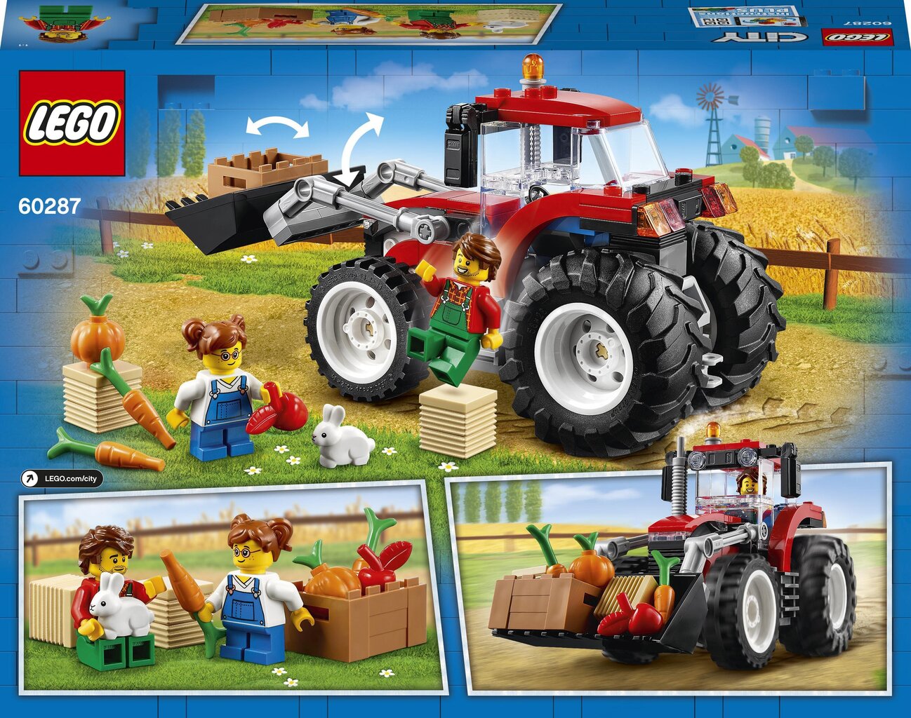 60287 LEGO® City Traktori hinta ja tiedot | LEGOT ja rakennuslelut | hobbyhall.fi