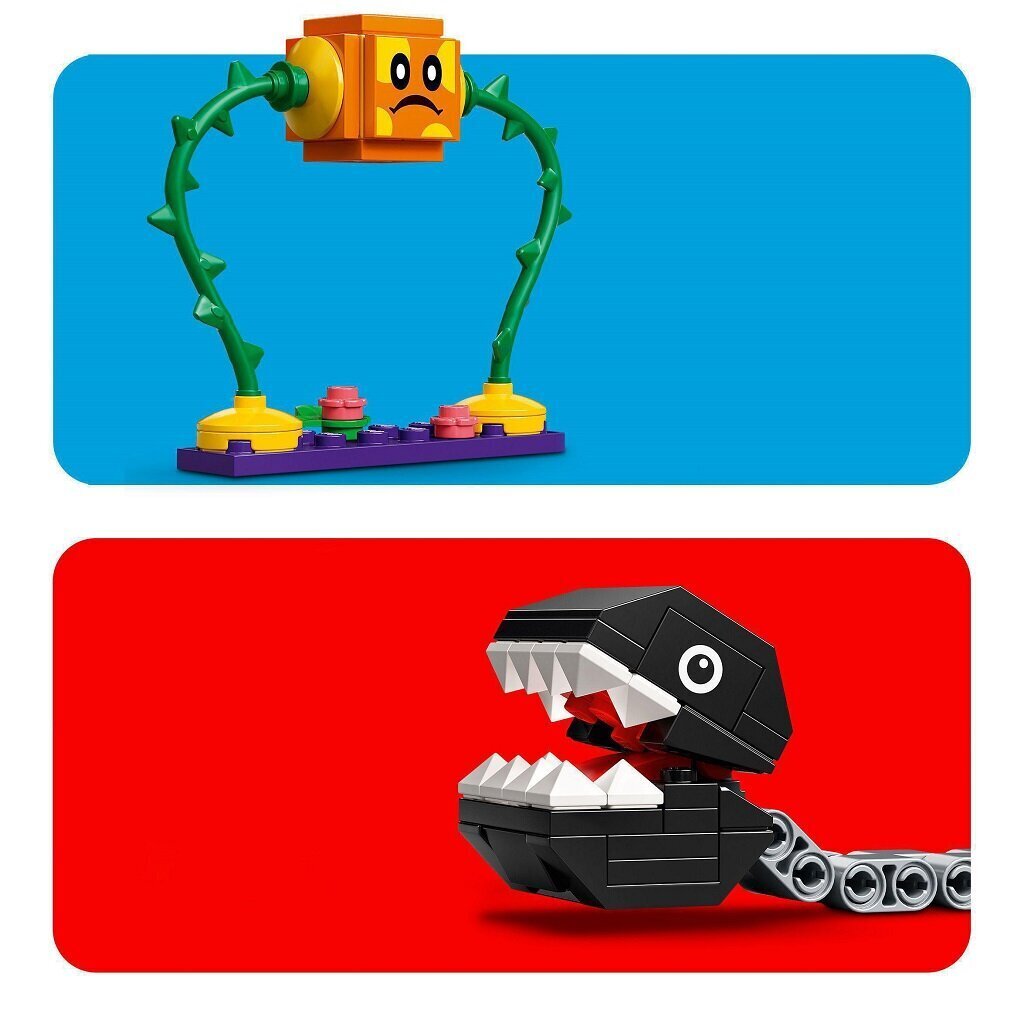 71381 LEGO® Super Mario Chain Chompin viidakkoyhteenotto -laajennussarja hinta ja tiedot | LEGOT ja rakennuslelut | hobbyhall.fi