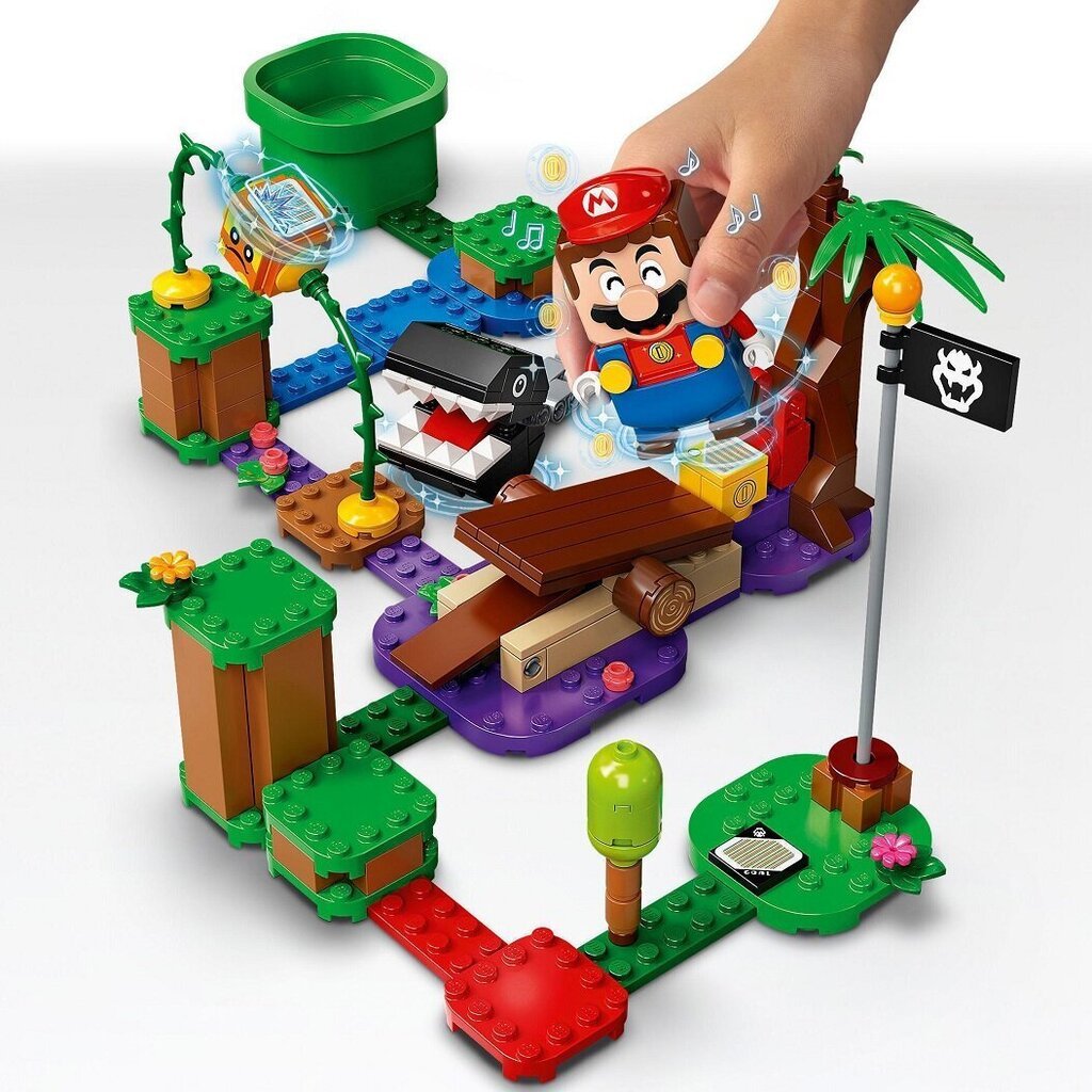 71381 LEGO® Super Mario Chain Chompin viidakkoyhteenotto -laajennussarja hinta ja tiedot | LEGOT ja rakennuslelut | hobbyhall.fi