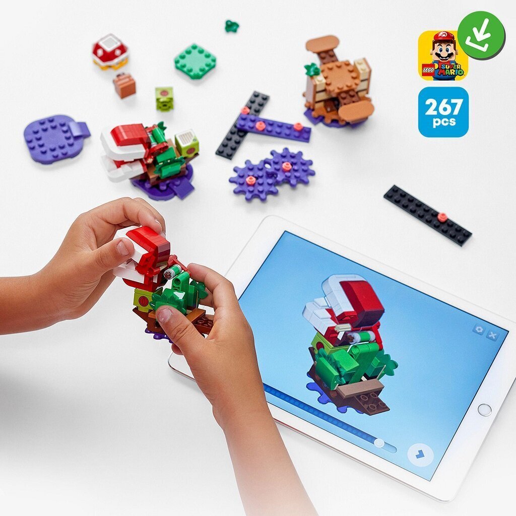 71382 LEGO® Super Mario Piraijakasvin pulmallinen haaste -laajennussarja hinta ja tiedot | LEGOT ja rakennuslelut | hobbyhall.fi