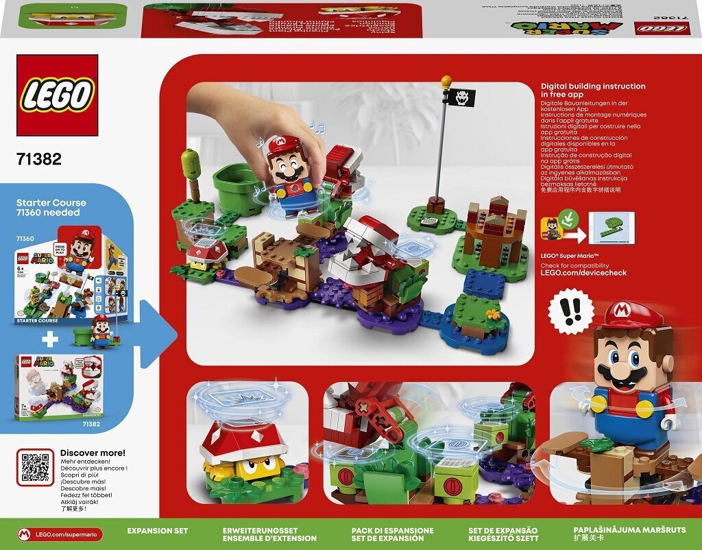 71382 LEGO® Super Mario Piraijakasvin pulmallinen haaste -laajennussarja hinta ja tiedot | LEGOT ja rakennuslelut | hobbyhall.fi