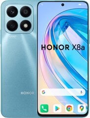 Honor X8a 6/128GB Cyan Lake 5109APEV hinta ja tiedot | Honor Puhelimet, älylaitteet ja kamerat | hobbyhall.fi