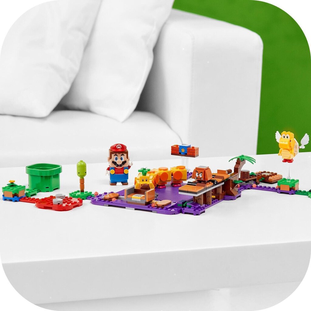 71383 LEGO® Super Mario Wigglerin myrkkysuo -laajennussarja hinta ja tiedot | LEGOT ja rakennuslelut | hobbyhall.fi