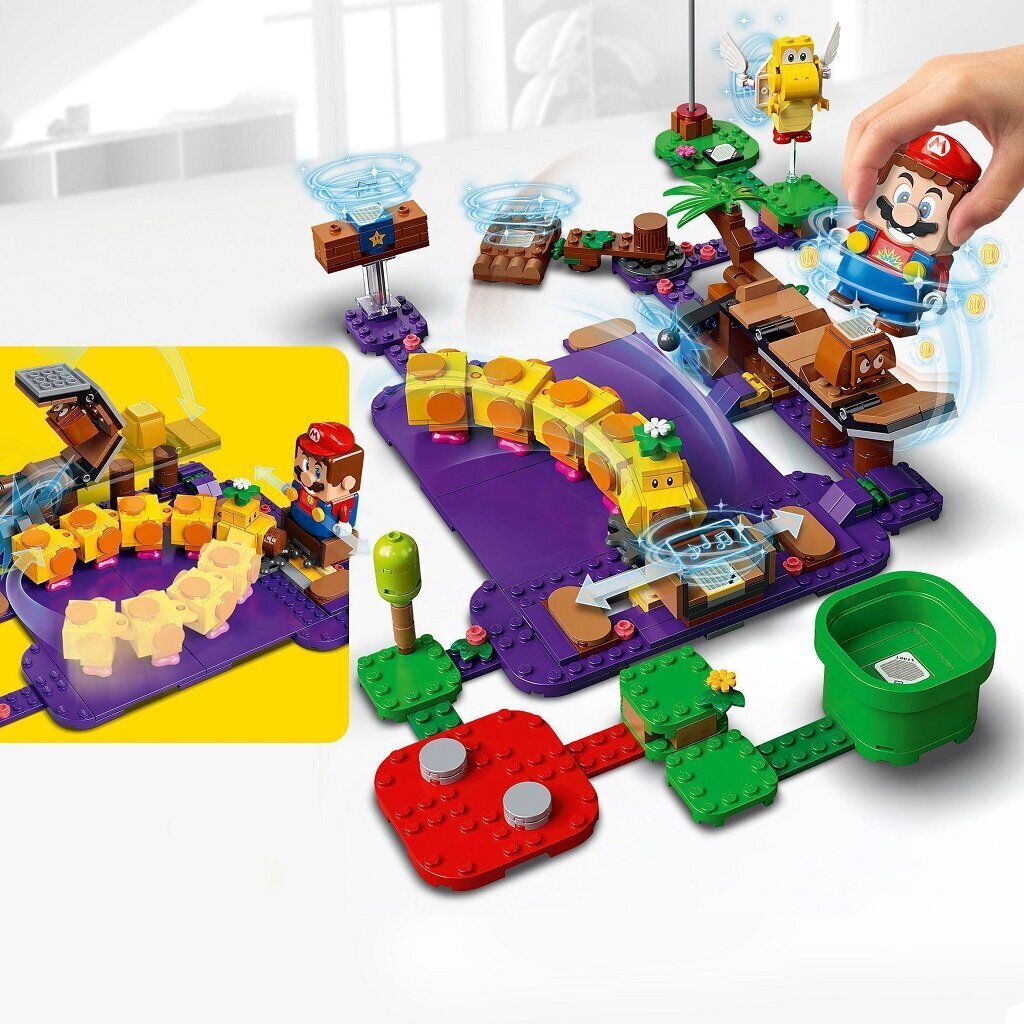 71383 LEGO® Super Mario Wigglerin myrkkysuo -laajennussarja hinta ja tiedot | LEGOT ja rakennuslelut | hobbyhall.fi