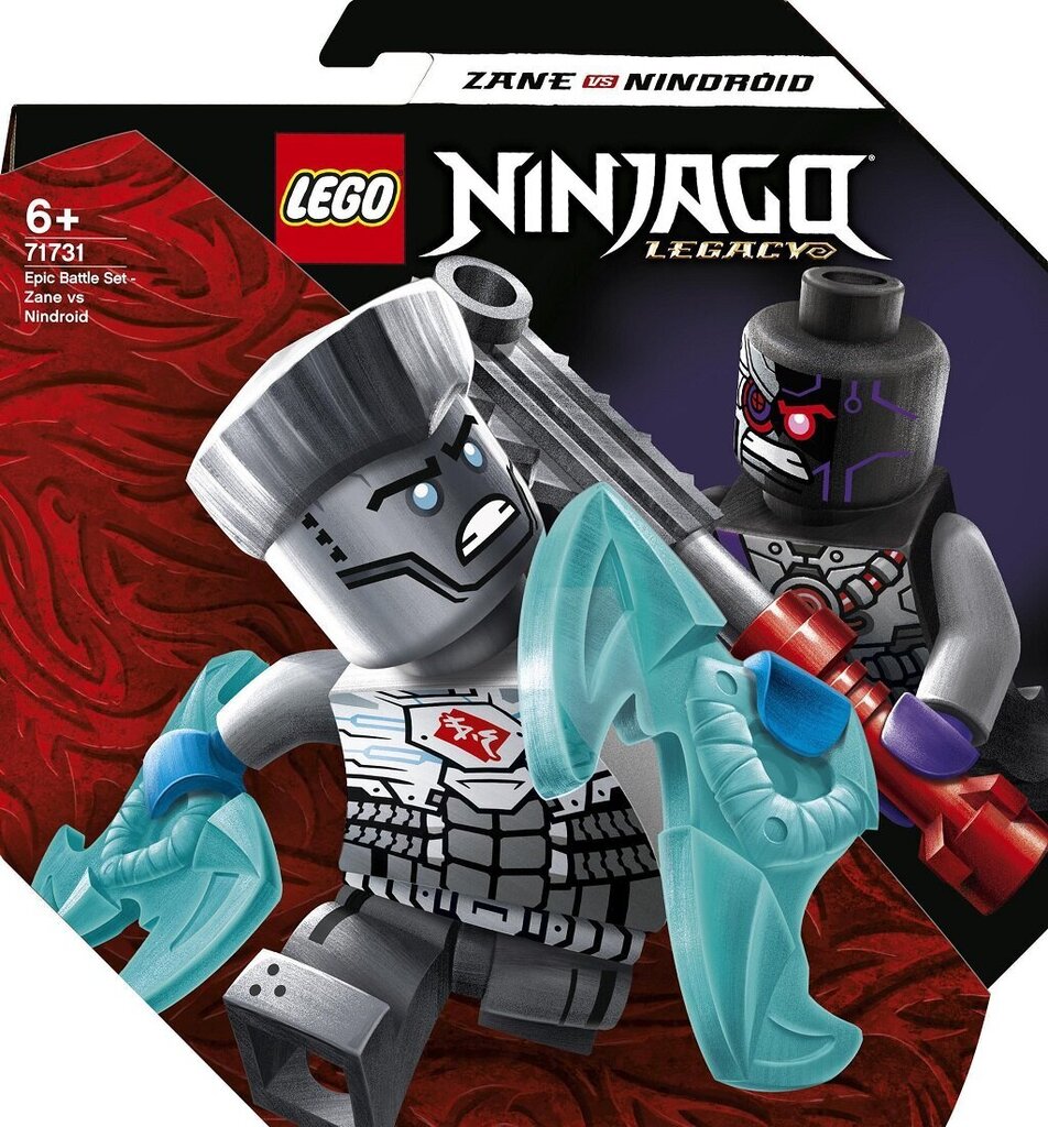 71731 LEGO® NINJAGO Eeppinen taistelusetti – Zane vastaan nindroidi hinta ja tiedot | LEGOT ja rakennuslelut | hobbyhall.fi