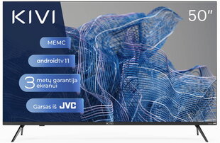 Kivi 50" 4K UHD Android TV 11 50U750NB hinta ja tiedot | Televisiot | hobbyhall.fi