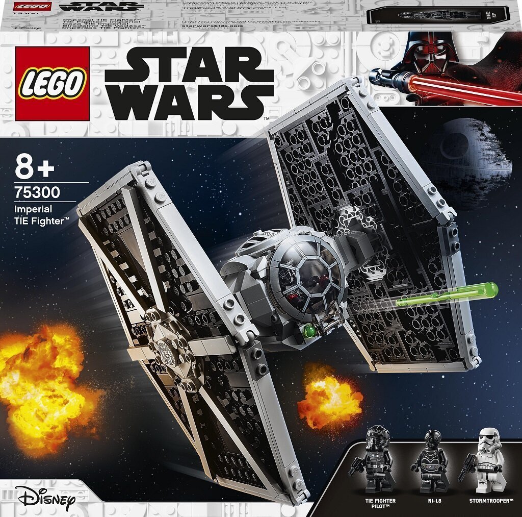 75300 LEGO® Star Wars Imperiumin TIE-hävittäjä hinta ja tiedot | LEGOT ja rakennuslelut | hobbyhall.fi