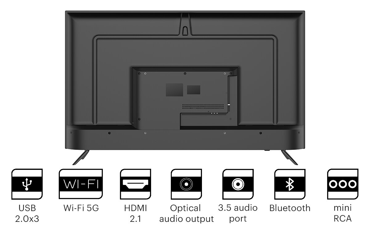 Kivi 55" 4K UHD Android TV 55U740NB hinta ja tiedot | Televisiot | hobbyhall.fi