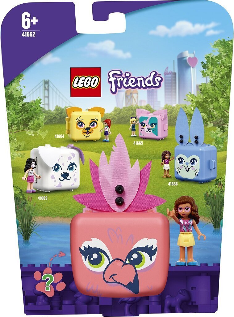 41662 LEGO® Friends Olivian flamingokuutio hinta ja tiedot | LEGOT ja rakennuslelut | hobbyhall.fi