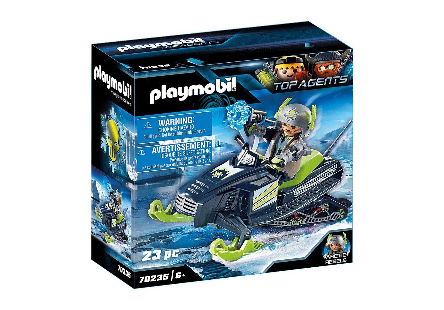 70235 PLAYMOBIL® Top Agents Vastustaja jään kanssa. hinta ja tiedot | LEGOT ja rakennuslelut | hobbyhall.fi