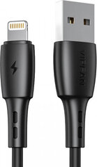 Vipfan USB-Lightning-kaapeli Racing X05, 3A, 2m (musta) hinta ja tiedot | Kaapelit ja adapterit | hobbyhall.fi