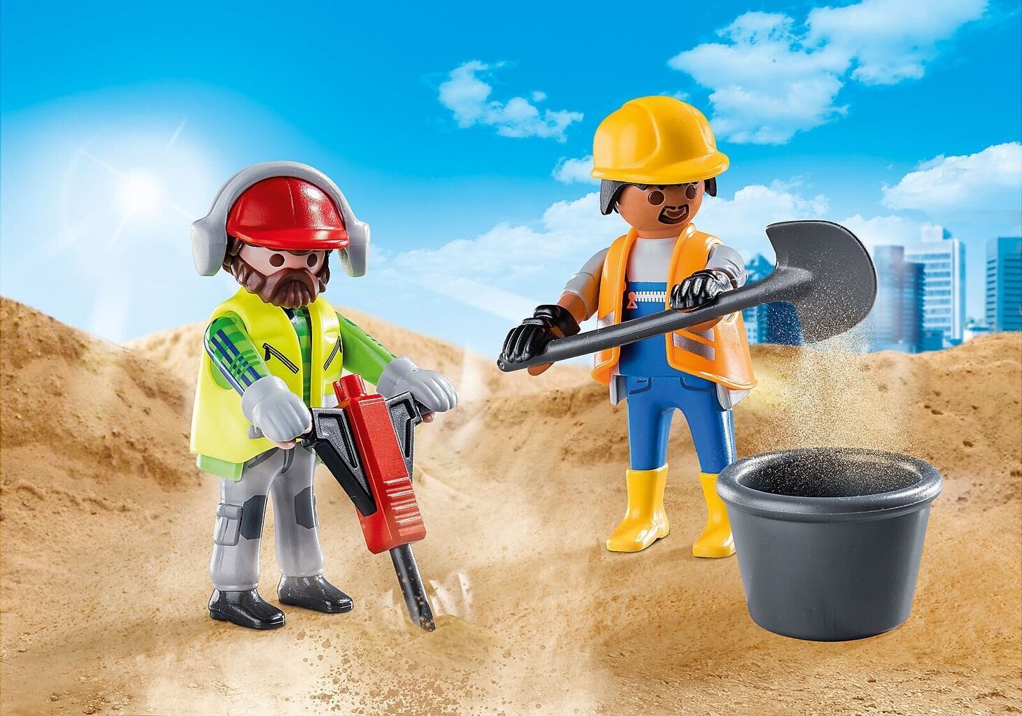 70272 PLAYMOBIL® DuoPack Builders hinta ja tiedot | LEGOT ja rakennuslelut | hobbyhall.fi