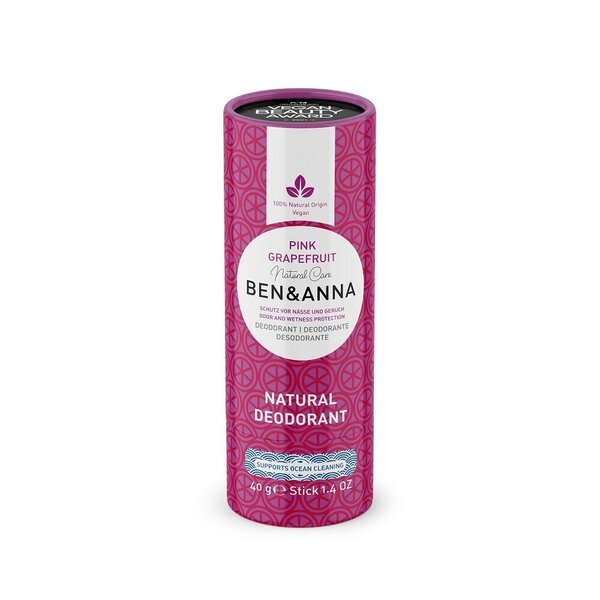 Deodorantti Ben and Anna Natural Deodorant Pink Grapefruit, 40g