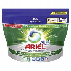 ARIEL Professional All-in-1 PODS pesukapselit 60 kpl hinta ja tiedot | Pyykinpesuaineet | hobbyhall.fi