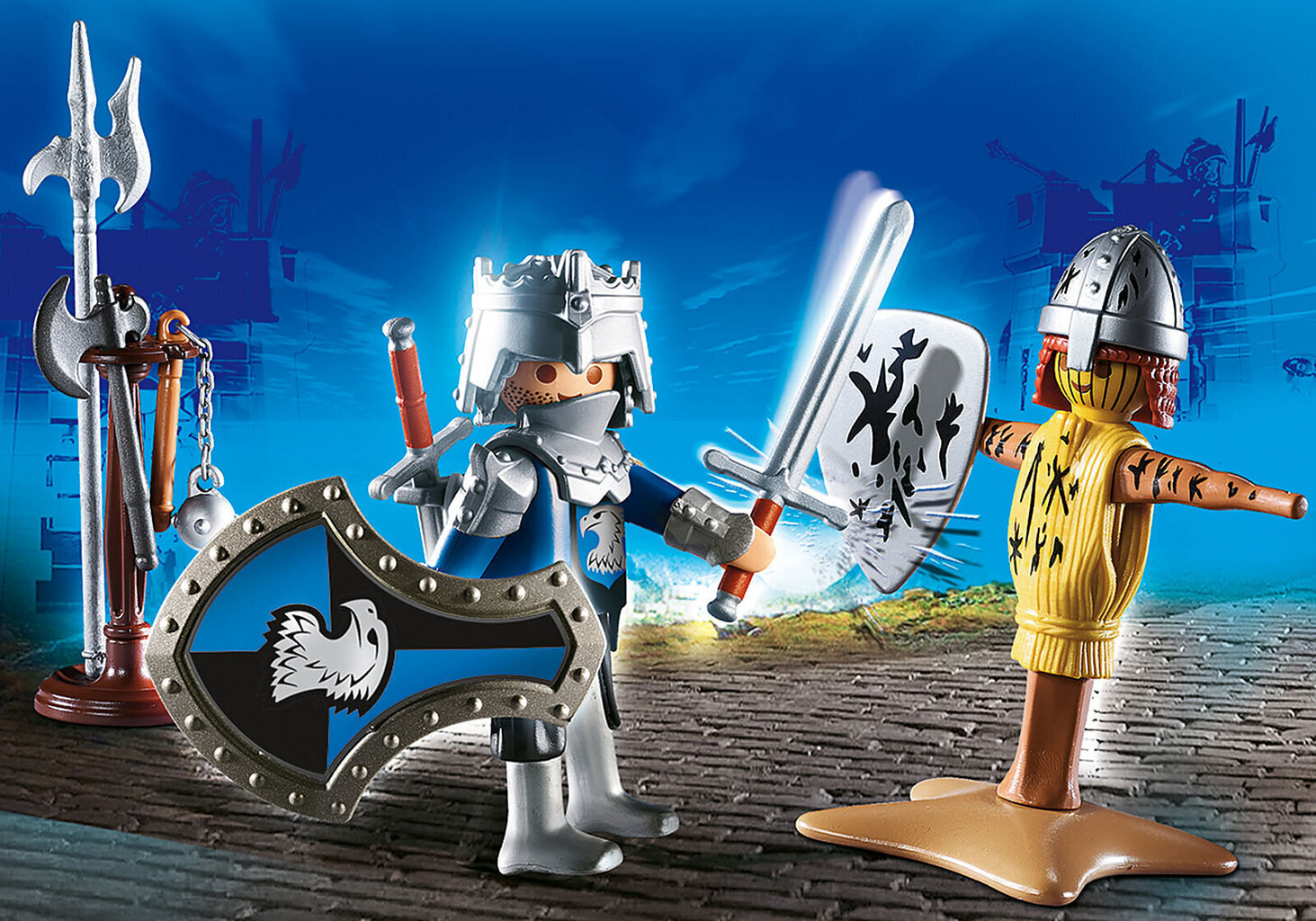70290 PLAYMOBIL® Knights Knightin valmistelu hinta ja tiedot | LEGOT ja rakennuslelut | hobbyhall.fi