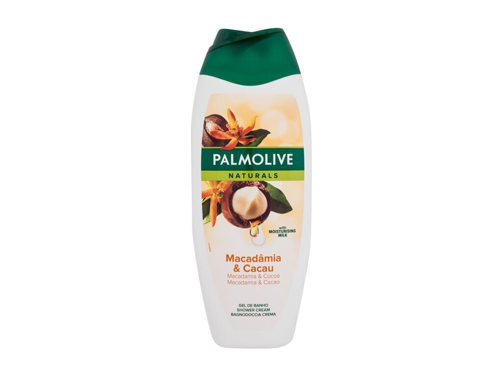 Palmolive Naturals Macadamia & Cocoa Shower Cream - tasoittava suihkuvoide, 500ml hinta ja tiedot | Suihkusaippuat ja suihkugeelit | hobbyhall.fi