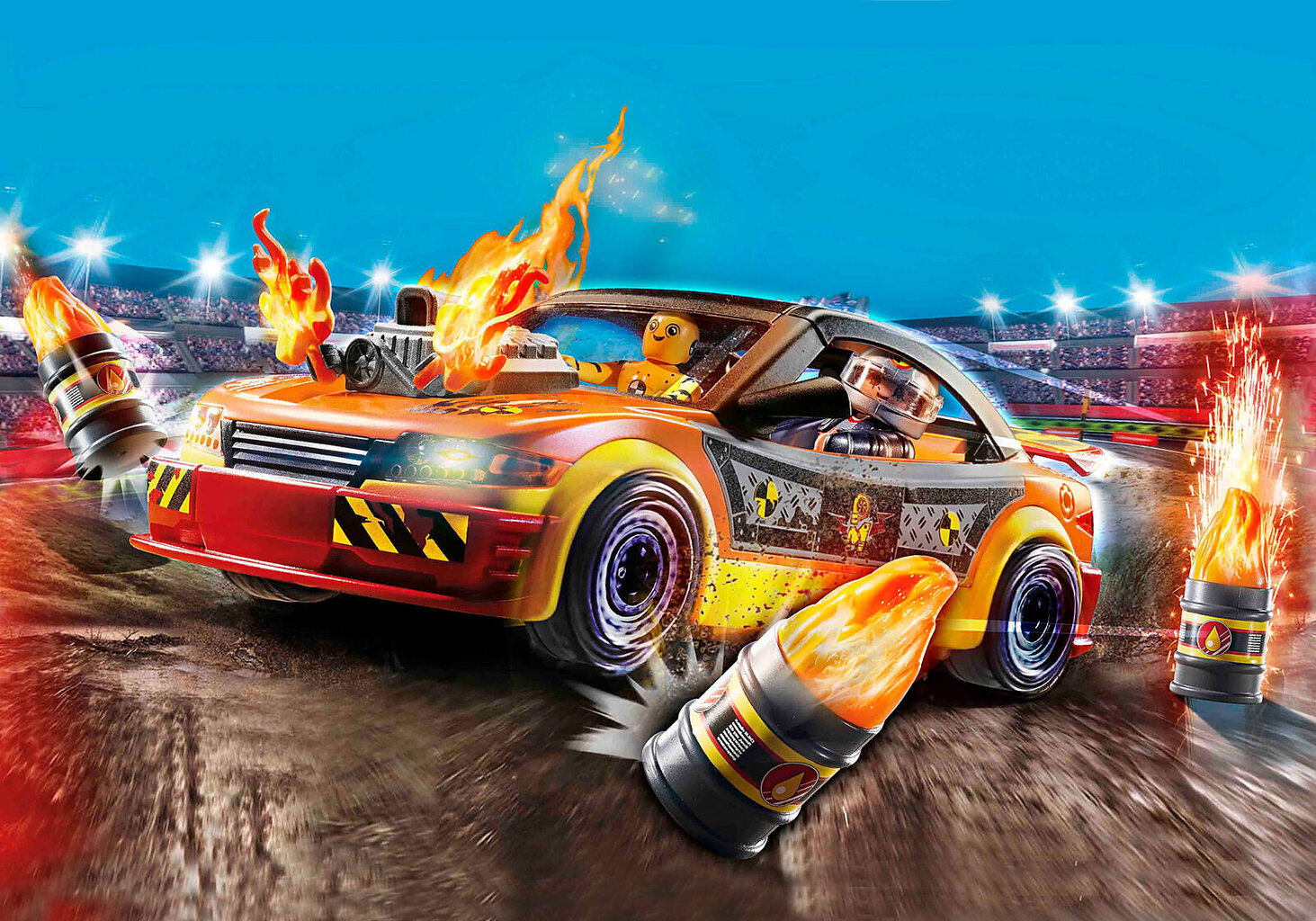 Playmobil® Stuntshow - Crash Car (70551) hinta ja tiedot | LEGOT ja rakennuslelut | hobbyhall.fi