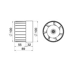 Kanavapuhallin Awenta WKA 150, 100mm hinta ja tiedot | Awenta Kodin remontointi | hobbyhall.fi