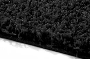 Matto Shaggy Black, 80x150 cm hinta ja tiedot | Isot matot | hobbyhall.fi