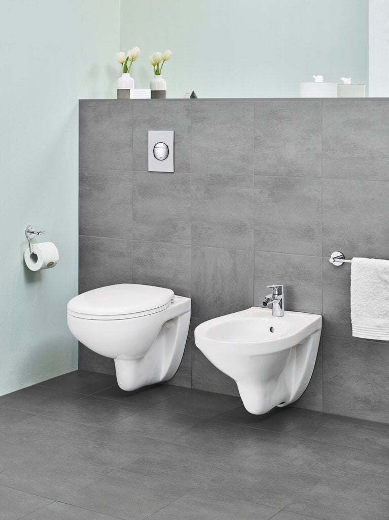 Grohe Bau Keraaminen seinälle asennettava WC-istuin hitaasti sulkeutuvalla kannella, 39351000 hinta ja tiedot | WC-istuimet | hobbyhall.fi