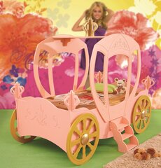 Princess Carriage sänky patjalla, vaaleanpunainen hinta ja tiedot | Lastensängyt | hobbyhall.fi