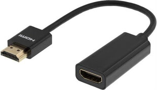 Deltaco HDMI-1088, HDMI, 0.1m hinta ja tiedot | Adapterit | hobbyhall.fi