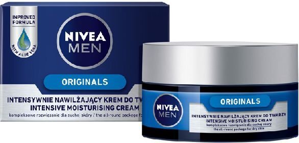 Kasvovoide miehille NIVEA FOR MEN ORIGINALS 50ml hinta ja tiedot | Kasvovoiteet | hobbyhall.fi