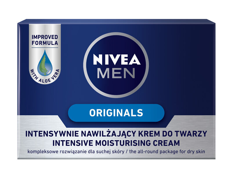 Kasvovoide miehille NIVEA FOR MEN ORIGINALS 50ml hinta ja tiedot | Kasvovoiteet | hobbyhall.fi