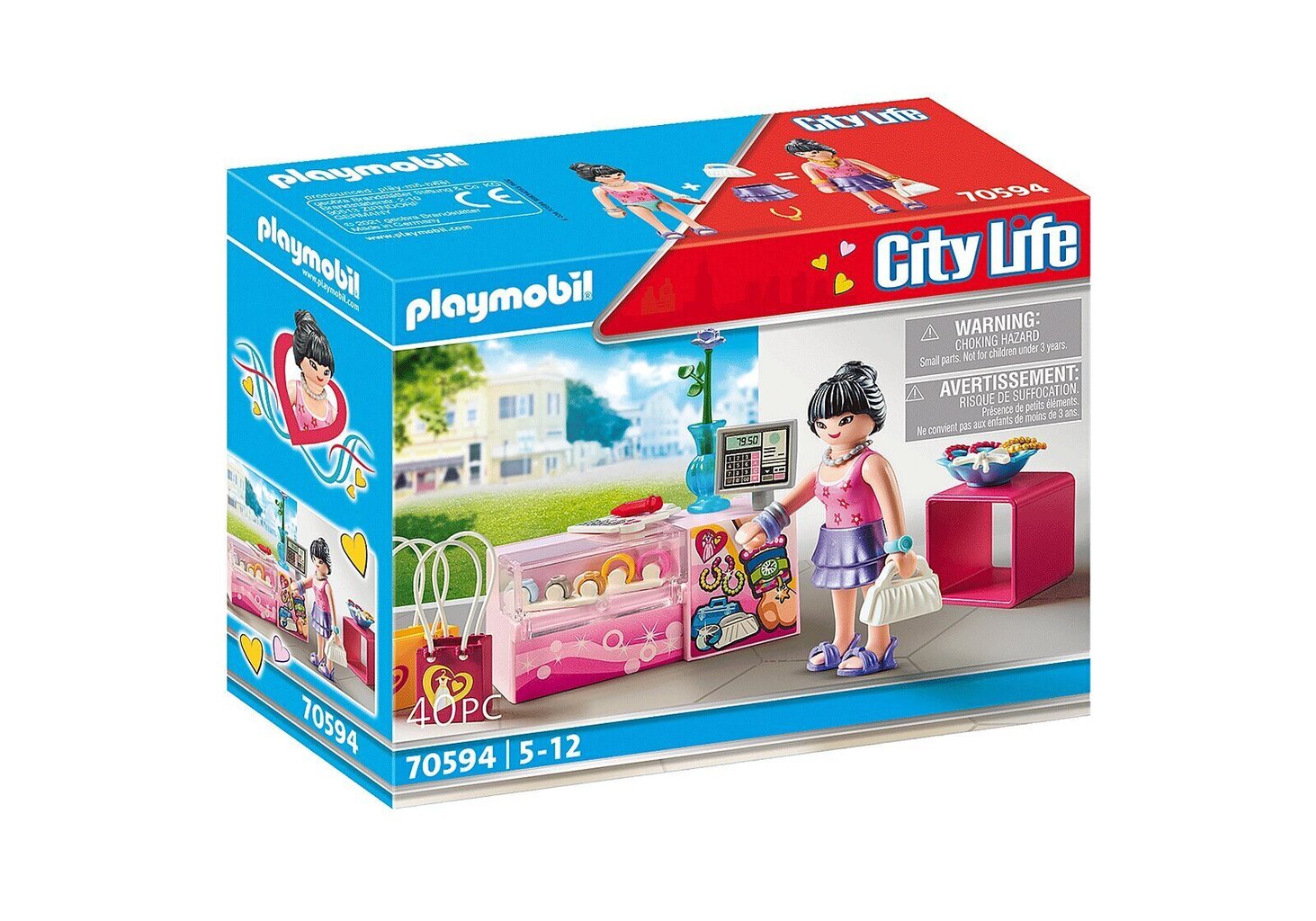 Playmobil® City Life - muotiasusteet (70594) hinta ja tiedot | LEGOT ja rakennuslelut | hobbyhall.fi